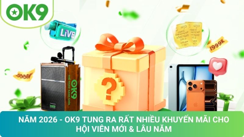 OK9 🎖️ Trang Chủ Nhà Cái OK9.COM Chính Thức | 69K 21 Khuyến Mãi OK9 Mới Nhất 2026: Nhận Ưu Đãi Cực Hấp Dẫn